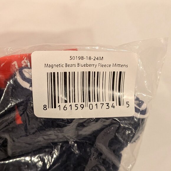 NWT Magnetic Me Magnetic Fleece Mittens (Navy Blue) - Picture 4 of 7